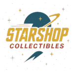 retro space themed starshop logo